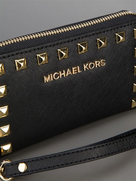 michael kors studded tech wallet|Michael Kors wallets for women.